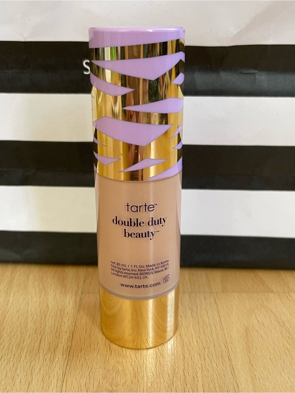 Tarte Double Duty Face Tape Foundation 22B LIGHT BEIGE Matte Full Coverage NEW - Picture 4 of 7